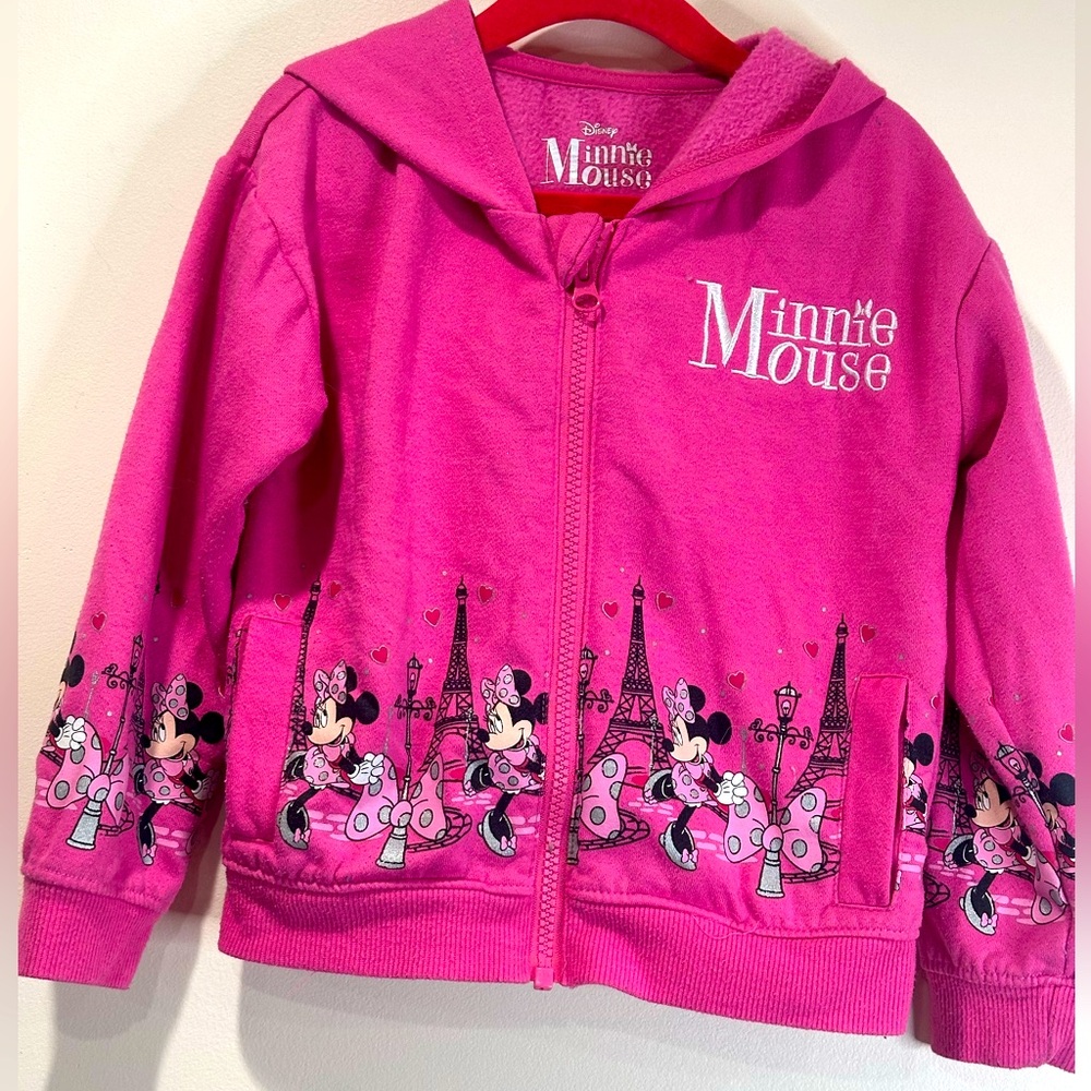 Disney Minnie Mouse Fuchsia Kids Hoodie